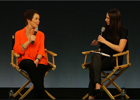 Apple store Q&A with Celia Imrie
